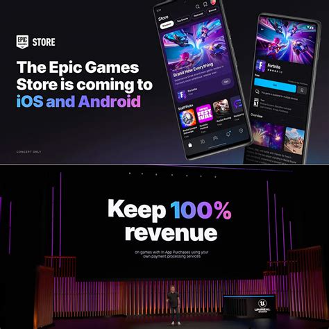 Epic Games Store is available on Android and iOS .